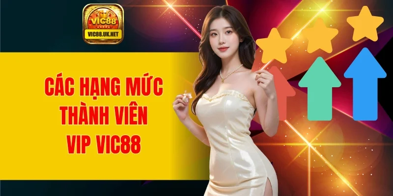 Các hạng mức VIP VIC88 tại nền tảng
