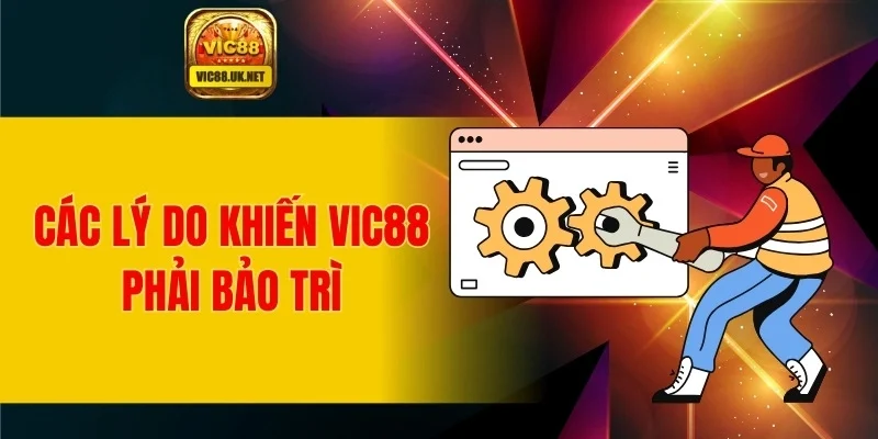 Các lý do khiến VIC88 phải bảo trì